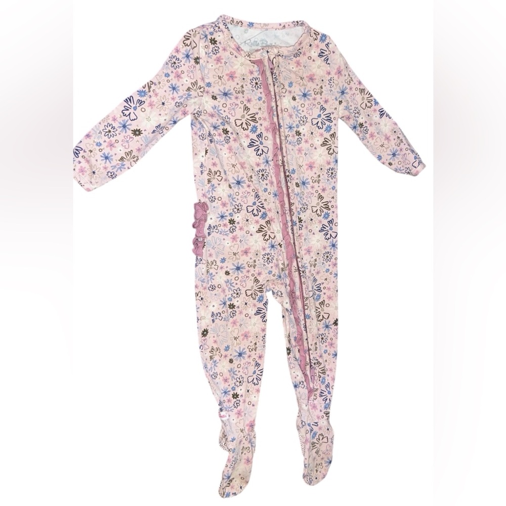 Ruffle Butts Footie PJs 6-12 Months
